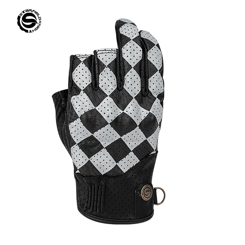 Motorcycle Gear White - Мотоперчатки STAR FIELD KNIGHT SKG-566 летние,