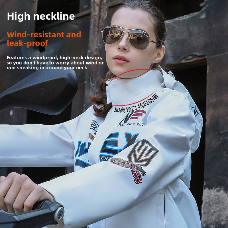 Мужской мотоциклетный плащ, ды – обзор и цена Motorcycle Gear White