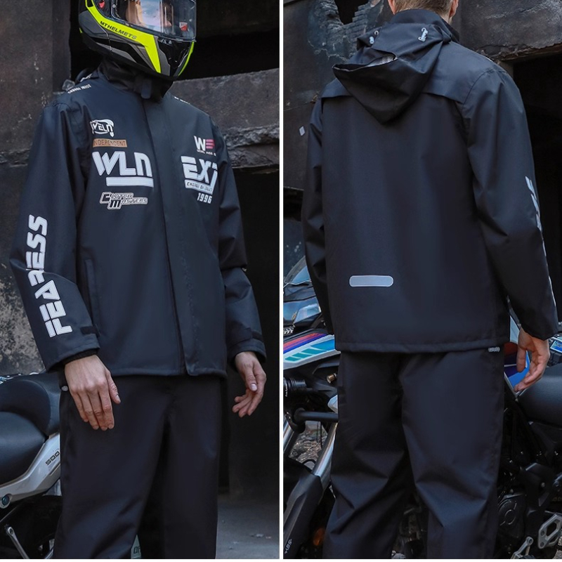 Мужской мотоциклетный плащ, ды – обзор и цена Motorcycle Gear White