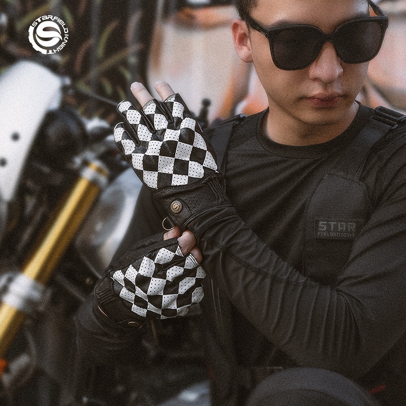 Мотоперчатки STAR FIELD KNIGHT – обзор и цена Motorcycle Gear White
